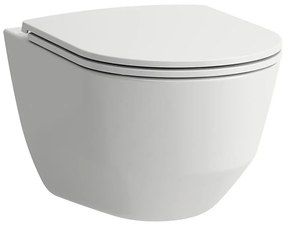 LAUFEN H8669570000001 - Wisząca miska WC PRO, ceramika/biała +deska sedesowa SoftClose PRO biała
