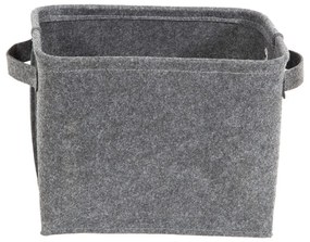 Szary filcowy koszyk Compactor Felt Basket, 29x24 cm