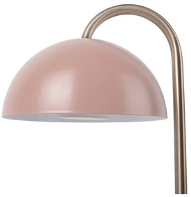 Lampa stołowa w matowym kolorze różowym Leitmotiv Decova