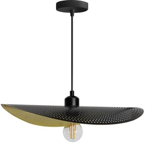 LAMPA SUFITOWA WISZĄCA APP1470-1CP czarna/stare złoto