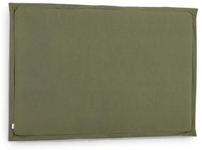 Zielony tapicerowany zagłówek 166x106 cm Tanit – Kave Home