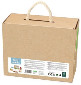Tooky toy box pudełko xxl montessori edukacyjne 6w1 sensoryczne5-6 mies