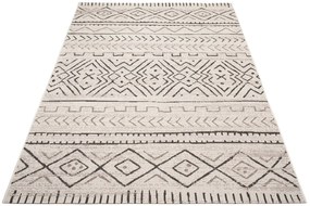 Beżowo-brązowy dywan skandynawski sznurkowy L7-S70