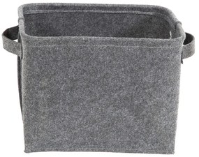 Szary filcowy koszyk Compactor Felt Basket, 29x24 cm