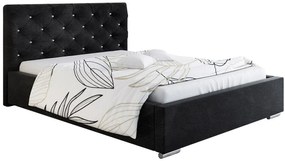 Dwuosobowe łóżko z pojemnikiem 140x200 Eylan 3X - 36 kolorów