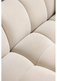 Zielona aksamitna sofa 225 cm Cube – Bonami Selection