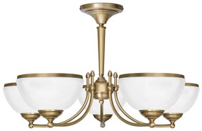 Elegancki niski złoty żyrandol YR-S5AK