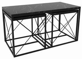 Stolik konferencyjny Defne Black Marble