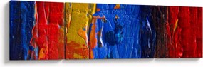 Obraz malarskich kolorów (170x50 cm)