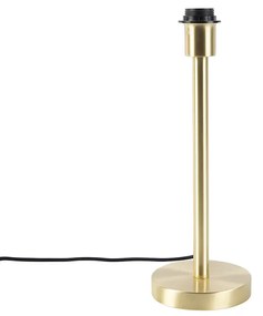 Klasyczna lampa stołowa mosiężna bez klosza - Simplo