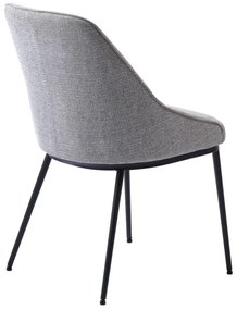 Szare krzesła zestaw 2 szt. Meridian – Unique Furniture