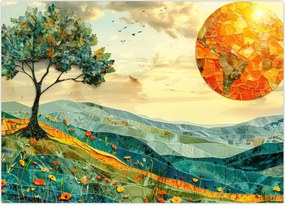 Obraz - Ilustracja krajobrazu (70x50 cm)