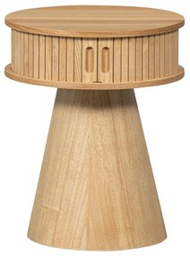 Szafka nocna w dekorze sosny w naturalnym kolorze Karri – WOOOD