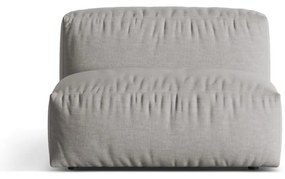 Jasnoszary moduł sofy (moduł środkowy) Martina – Micadoni Home