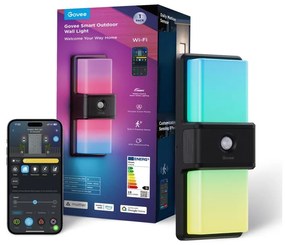Govee - LED RGBIC Ściemnialne oświetlenie zewnętrzne LED/230V IP65 2700-6500K Wi-Fi