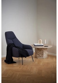 Jasnobrązowy marmurowy okrągły stolik ø 80 cm Naxos – Actona