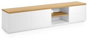 Biała szafka pod TV 200x44 cm Abilen – Kave Home