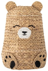 Dziecięcy kosz na zabawki z hiacyntu wodnego w naturalnym kolorze ø 40x57 cm Timone – Bloomingville Mini