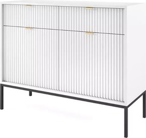 Cubero komoda 104 cm nowoczesna z szufladami i półkami
