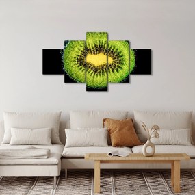 Obraz - szczegół kiwi w wodzie (125x70 cm)