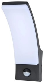 Brilagi - LED zewnętrzna lampa ścienna z czujnikiem ARCELO LED/9W/230V IP44