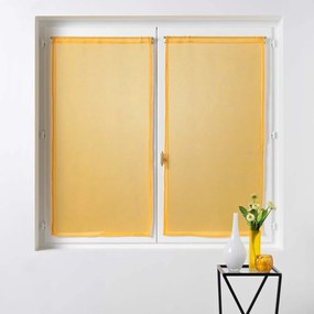 Żółte firanki z woalu zestaw 2 szt. 60x120 cm Sandra – douceur d'intérieur