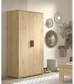 Szafa dziecięca w naturalnym kolorze 100x199x59 cm Sam – Vipack