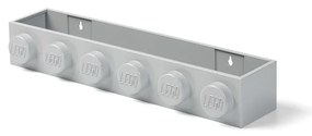 Dziecięca szara półka ścienna LEGO® Sleek