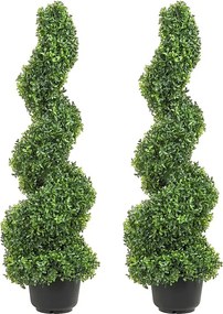 Sztuczna Roślina, SucceBuy 90 cm Sztuczne Drzewo Topiary, Sztuczna Roślina, Wymienne Liście, Wystrój Domu