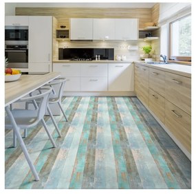 Naklejka na podłogę Ambiance Floor Sticker Parquet Floor Côte d'Opale, 90x60 cm