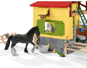 Schleich 42485 Stajnia z akcesoriami, 60 x 40 x 29,5 cm