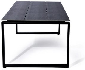Szary stół ogrodowy Bonami Selection Strong, 210 x 100 cm