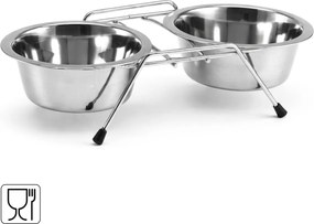Metalowa miska dla psów DUO PETZ Ø 17 cm