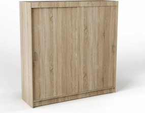 Szafa Przesuwna EDERA 200 cm Szafa Dwudrzwiowa Dąb sonoma