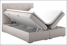 Podwójne łóżko boxspring Claro 160x200 czarny