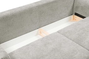 Sofa ADEL z funkcja spania i pojemnikiem JASNY SZARY OVER THE HORIZON 80