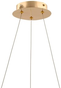 Lampa wisząca LED w kolorze mosiądzu ø 50 cm Vave – Candellux Lighting