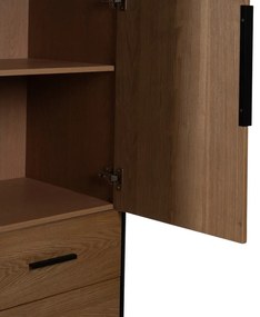 Szafa w dekorze jesionu w naturalnym kolorze 104x203 cm – Ixia