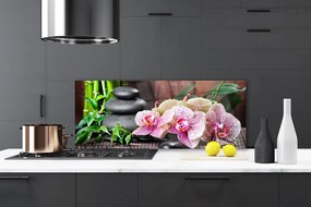 Dekor Szklany do Kuchni Orchidea w Klimacie Zen