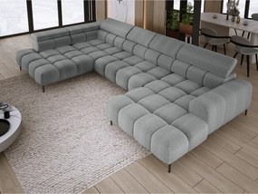 Narożnik PLAZA XL Lewostronny Elektryczna regulacja Tkanina EDEN 18 WERSAL