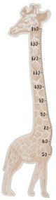 Dekoracyjna miarka wzrostu w kształcie żyrafy, MDF, 140 cm