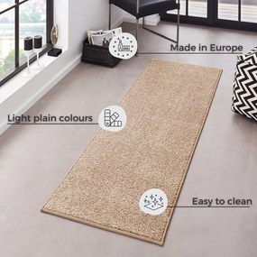 Beżowy chodnik Hanse Home Pure, 80x300 cm