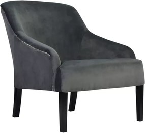 Klubowy fotel Viki w stylu glamour