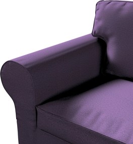 Pokrowiec na sofę Ektorp 3-osobową, nierozkładaną kolor fioletowy tkanina strukturalna
