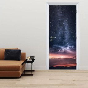 Fototapeta na drzwi - Niebo z gwiazdami (95x205cm)
