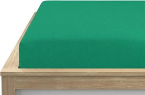 PrzytulneMieszkanie.pl Frotte prześcieradło PREMIUM miętowe 160x200 cm