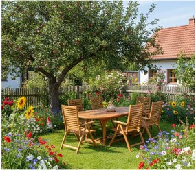 Doppler Stół rozkładany TAMAN LEVERTON FSC®, 240/300, 8+1