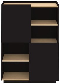 Czarny matowy regał 100x147 cm Nina – TemaHome