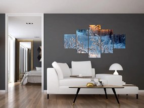 Obraz - Zimowa łąka (125x70 cm)