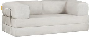 Beżowa rozkładana sofa z materiału bouclé 180 cm Bloom – TemaHome